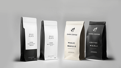 Elegant & Minimal Coffee Pouch Packaging & Label Design coffee label coffee packaging coffee packaging design coffee pouch coffee pouch design label label design packaging packaging design pouch pouch design pouch label pouch label design pouch packaging pouch packaging design product design product label product label design product packaging product packaging design