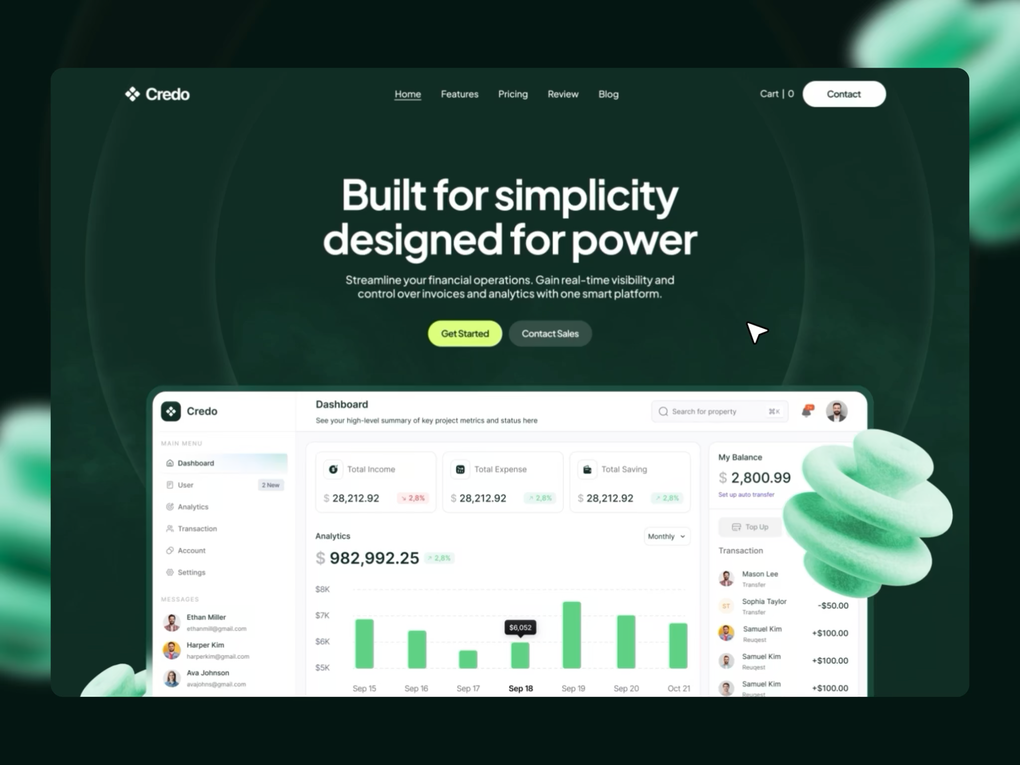 Example of Website Design