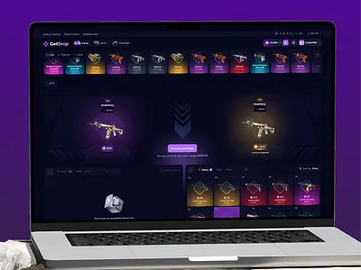 CS2 Upgrade case battles counter strike cs casino cs2 cs2 gambling cs2 game cs2 logo cs2 skins cs2 ui game game design gaming igaming open case rust rust ui upgrade upgrade game upgrade ui