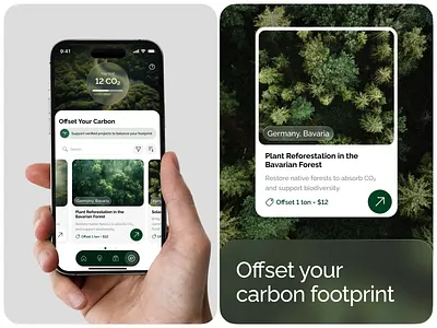 Carbon Footprint Mobile App | Screens Lifestyle UI/UX Design appdesign artspire dashbord design ecoapp figma ios ios app mobile mobile app modernapp tracking tracking app ui uiuxdesign ux