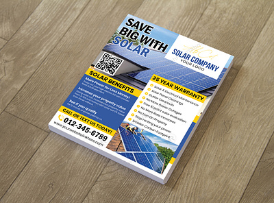 Solar Energy Flyer Design solar power flyer