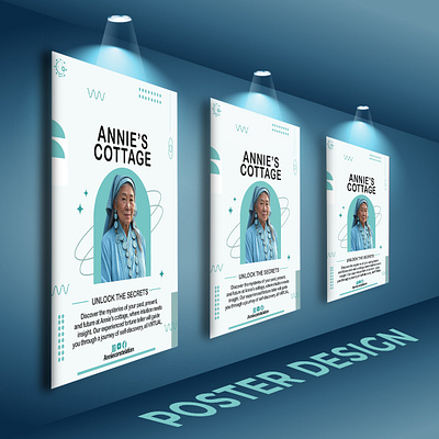 Poster for Annie’s Cottage (on a Poster Template) branding design flier graphic design social media design