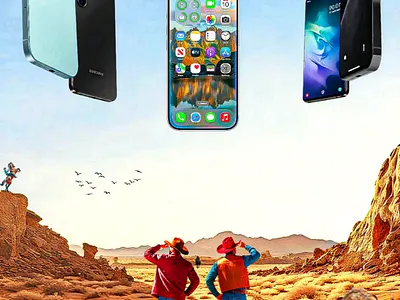 Wild West theme: A Gadget Poster for a gadget brand branding graphic design