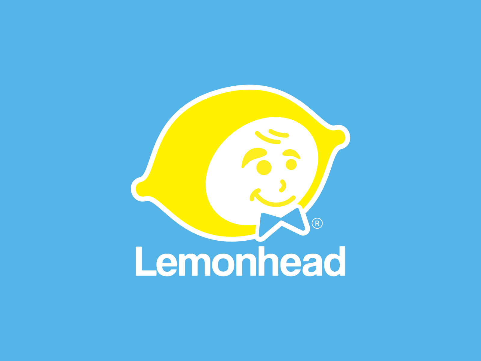 Unofficial Redesign Lemonhead Logo and Visual Brand brand branding candy design food fruit graphic design head lemon lemonhead logo modern poster redesign trend vector visual
