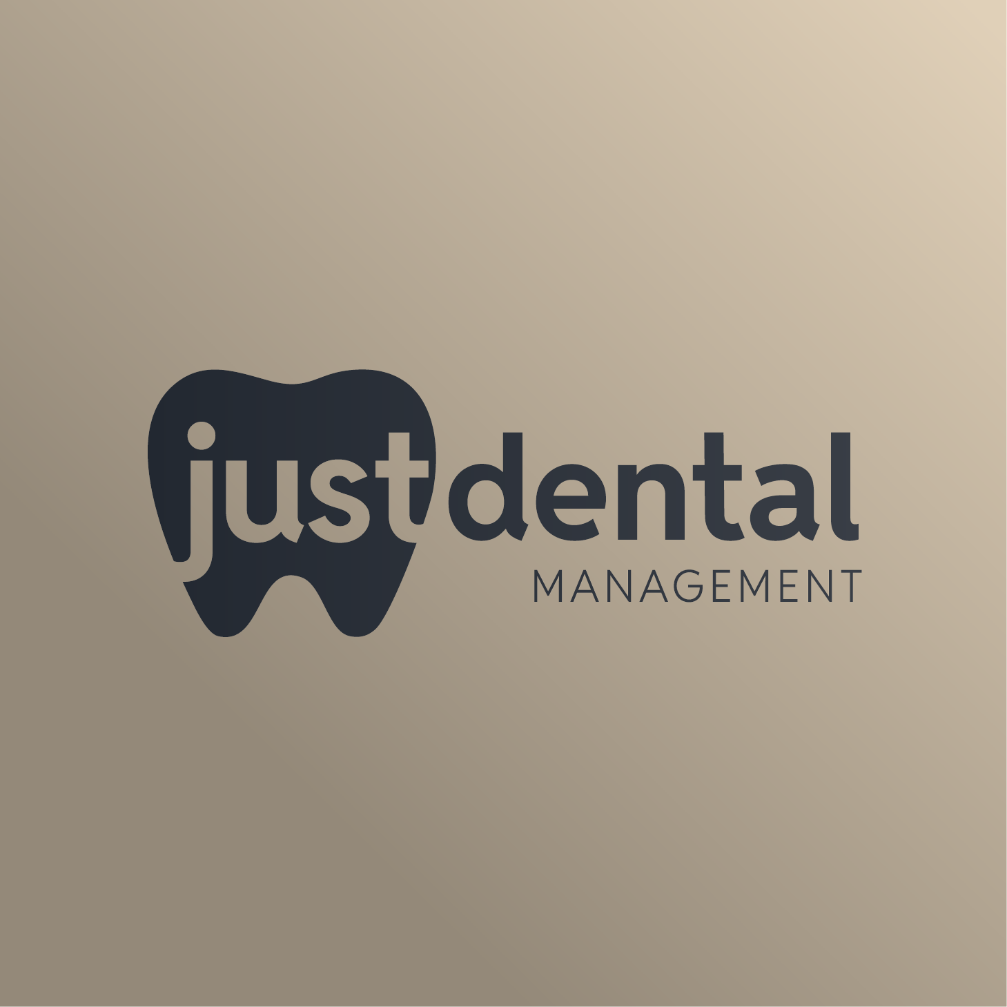 Just Dental Management - Logo Concept dentist graphic design logodesign management