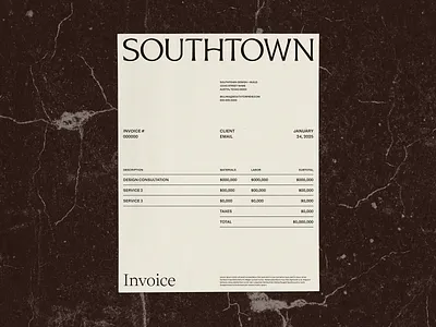 Southtown – Applications application identity invoice marble print