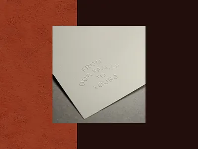 Southtown – Applications applications embossed family identity print