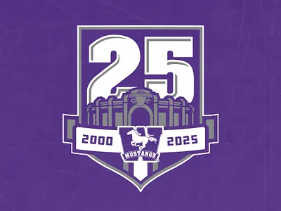 Western Alumni Stadium - 25th Anniversary anniversary football logo mustangs stadium western