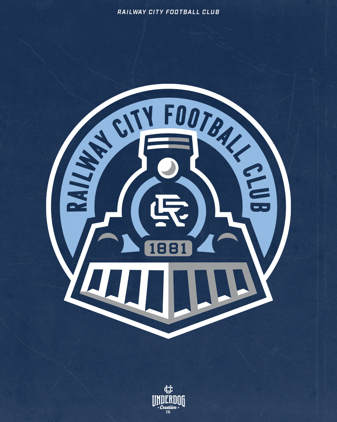 Railway City FC logo ontario railway soccer st. thomas