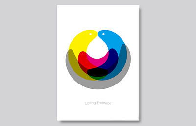 Loving embrace - The Unconditional Love Series communication design concept design design graphic design illsutrator poster poster design taiwan design award taiwan designer 台灣海報 台灣設計 愛