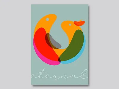 Eternal - The Unconditional Love Series communication design concept design design graphic design illsutrator illustration poster poster design 台灣設計 海報設計
