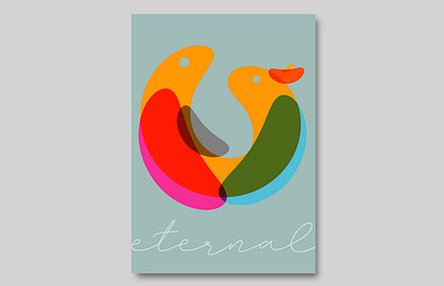 Eternal - The Unconditional Love Series communication design concept design design graphic design illsutrator illustration poster poster design 台灣設計 海報設計