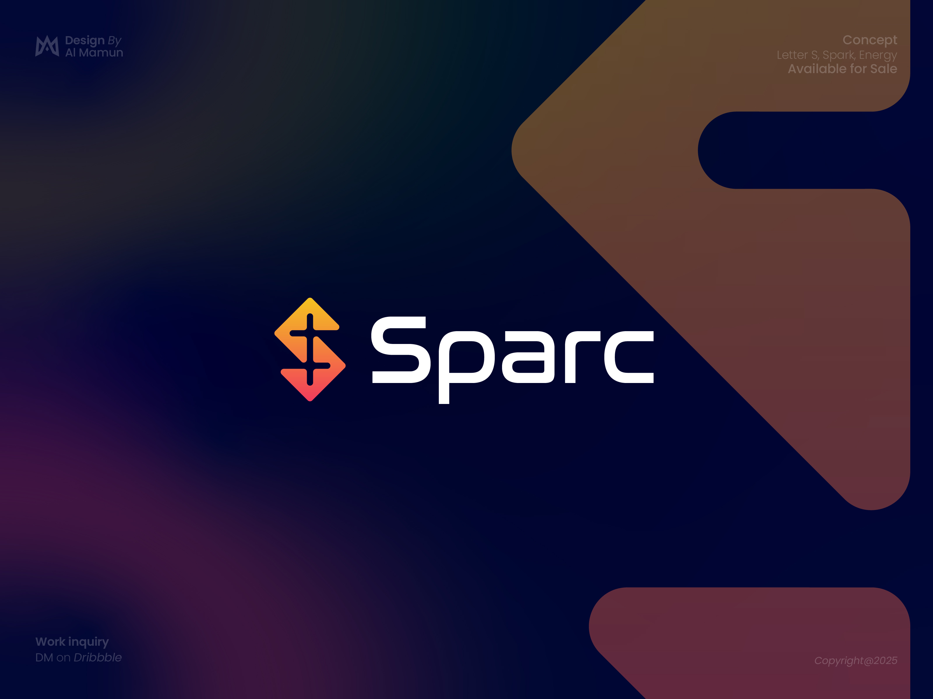 Sparc - Letter S, Spark, Energy Logo Design branding energy gradient graphic design identity letter s logo lettermark logo logo design logo designer logo icon logo mark modern logo power s logo sparc spark timeless