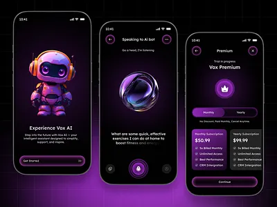 Mobile AI Chatbot app app design app interfaces best app design best ui chatbot design mobile mobile app design mobile app ui mobile ui mobile ui design mobile ux ui ui design ui ux design ux