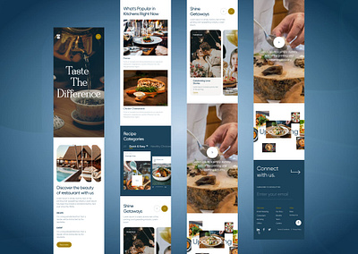 Taste the Difference Restaurant UI/UX Design 🍽️ clean design creative design figma food website interaction design minimal ui modern ui restaurant ui ui design ui inspiration uiux ux design visual design web design website concept