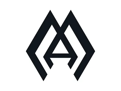 Tough Masculine Letter MA or AM Logo for sale apparel branding buy clothing elegant fashion for sale gymnasium label letter am letter ma logo masculine personal premade purchase ready made sporty tough