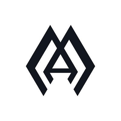 Tough Masculine Letter MA or AM Logo for sale apparel branding buy clothing elegant fashion for sale gymnasium label letter am letter ma logo masculine personal premade purchase ready made sporty tough