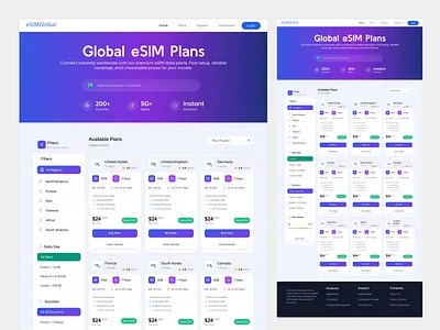 eSIM Website Plans airalo dashboard dashboard ui data digital sim esim esim web esim website esimplan global esim international sim card plans service provider app sim card telecom telecom app telecom ui travel app virtual sim wallet