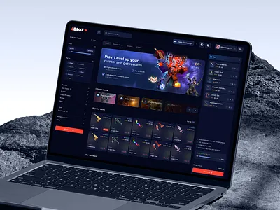 Game Streaming Platform Interface crypto gaming dashboard game platform gaming dashboard gaming webapp igaming interface mystery box open case play to earn play to earn crypto gaming streaming design streaming interface web design