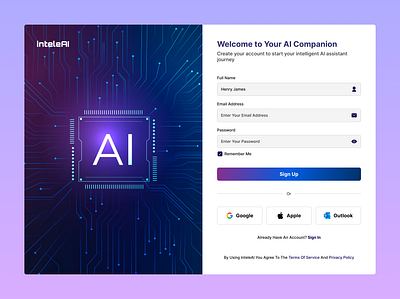 Daily UI #001 - Sign Up 001 create account daily ui daily ui 001 daily ui challenge daily ui challenge 001 register sign up ui web sign up