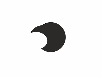 crow bird crow fimbird logo logodesigner