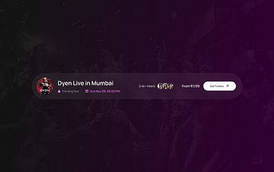Party Event Vibers Componet UI - sm8uti component ui components design event component event ui party party ui ui ui ux uiux web design