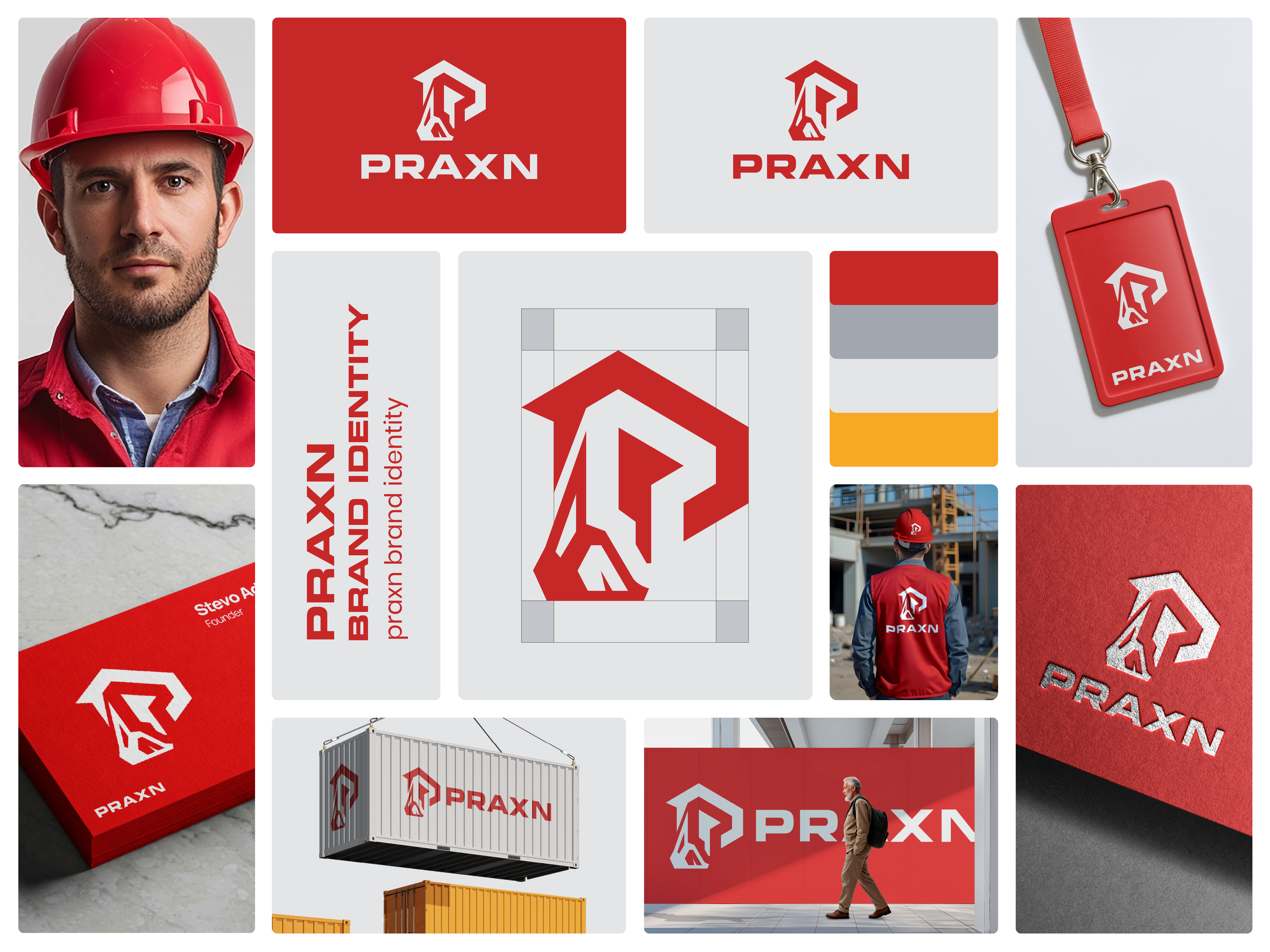 PRAXN: Power & Progress in Construction Brand Identity Design! brand guideline brand identity design brand identity designer brandidentitysystem branding construction branding constructionbusinesslogo constructionidentity constructionlogo constructionvisualidentity corporateidentitydesign engineeringbrandidentity engineeringlogo heavyequipmentlogo industrial brand identity design logo logodesign modernconstructionlogo modernindustriallogo pexcavatorlogo