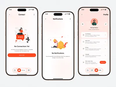 TimeLeft — Smart Connect, Alerts & Profile Design android app design application design dribbble interaction design ios app design minimal design mobile app mobile app design notification notification design notification page popular profile profile ui timeleft app ui ux design
