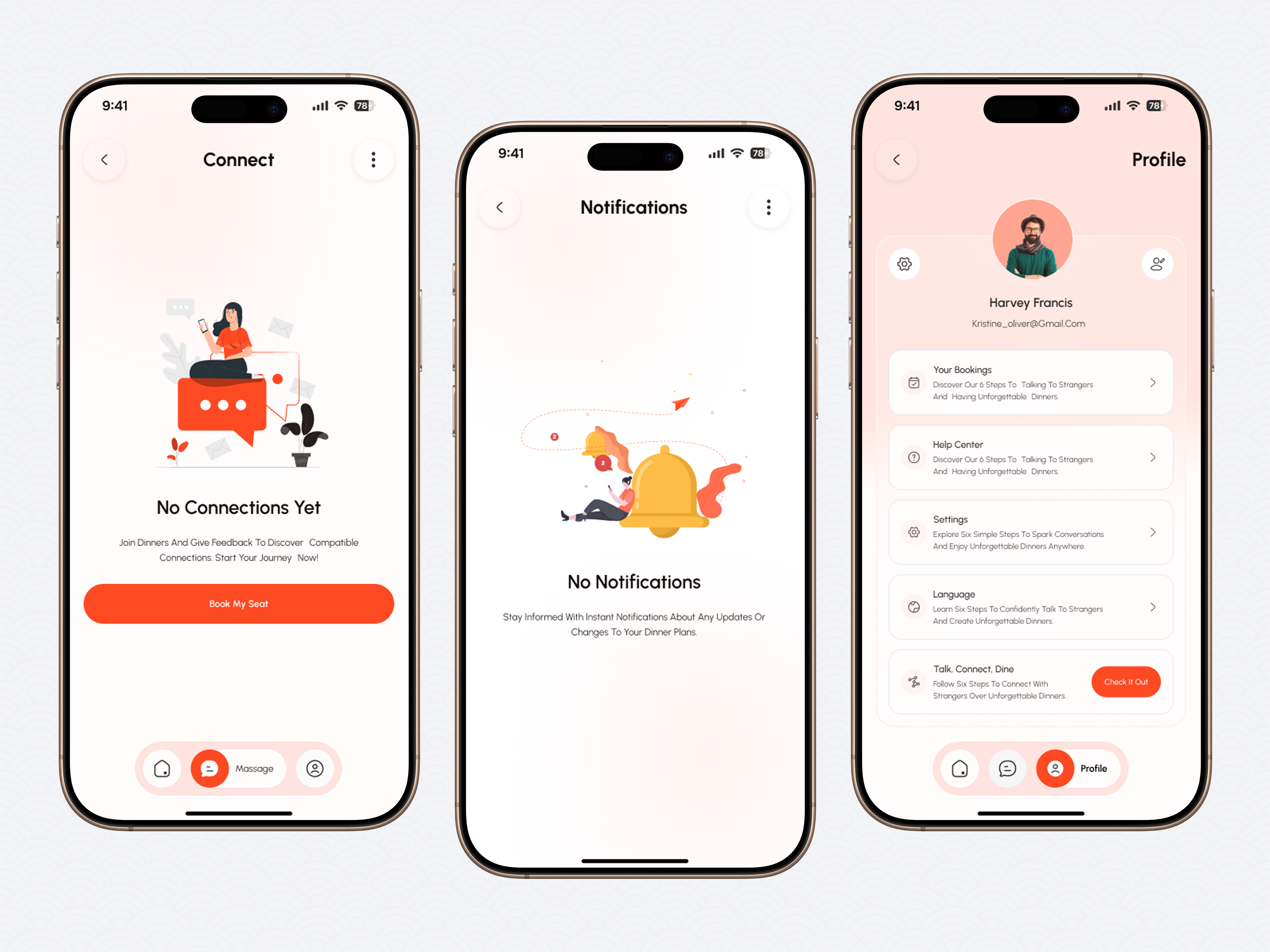 TimeLeft — Smart Connect, Alerts & Profile Design by UI Raihan on Dribbble