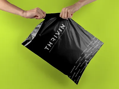 Package Design for Thrivin brand branding design digital digital art fashion graphic design identity branding label label design minimal modern package package design professional