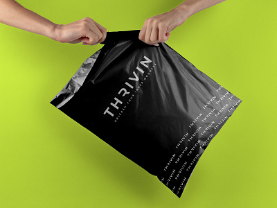 Package Design for Thrivin brand branding design digital digital art fashion graphic design identity branding label label design minimal modern package package design professional