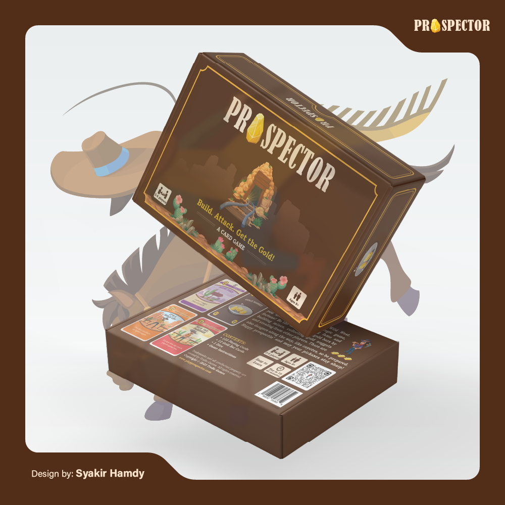Prospector - 2022 board board game boardgame boardgames card card game cardgame cowboy game gold mine mining prospectorgame strategygame tabletopgames tabletopgaming wild west