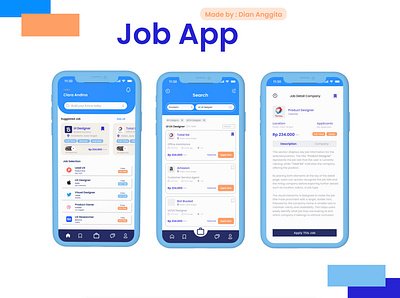 Job App branding ui
