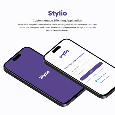 Stylio branding ui ux