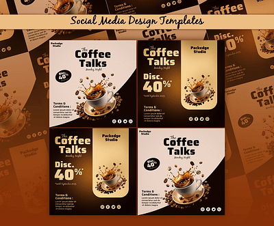 Elegant Coffee Brand Social Media Template adpost branding brandingdesign coffee coffeedesign coffeeshop creativetemplate designinspiration digitalart dribbble graphicdesign instagramtemplate layoutdesign minimaldesign posterdesign restaurant restaurantdesign socialmedia socialmediacreatives