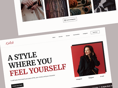 👗 Kulish – Personal Stylist Website Design branding cleanlayout design editorialdesign elegantdesign fashiondesign fashionportfolio fashionwebsite feminineaesthetic landingpage layout lookbook minimalwebdesign modernui personalstylist typographydesign ui ux uxui webdesign