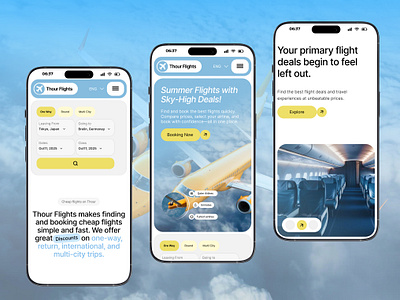 Flight booking website Design aircraft airline website booking booking platform booking service booking website cheap flights flight booking flight booking website flight landing page fright website landing page luxury website mobile responsive online ticket travel agency travel website ui ui ux design website design