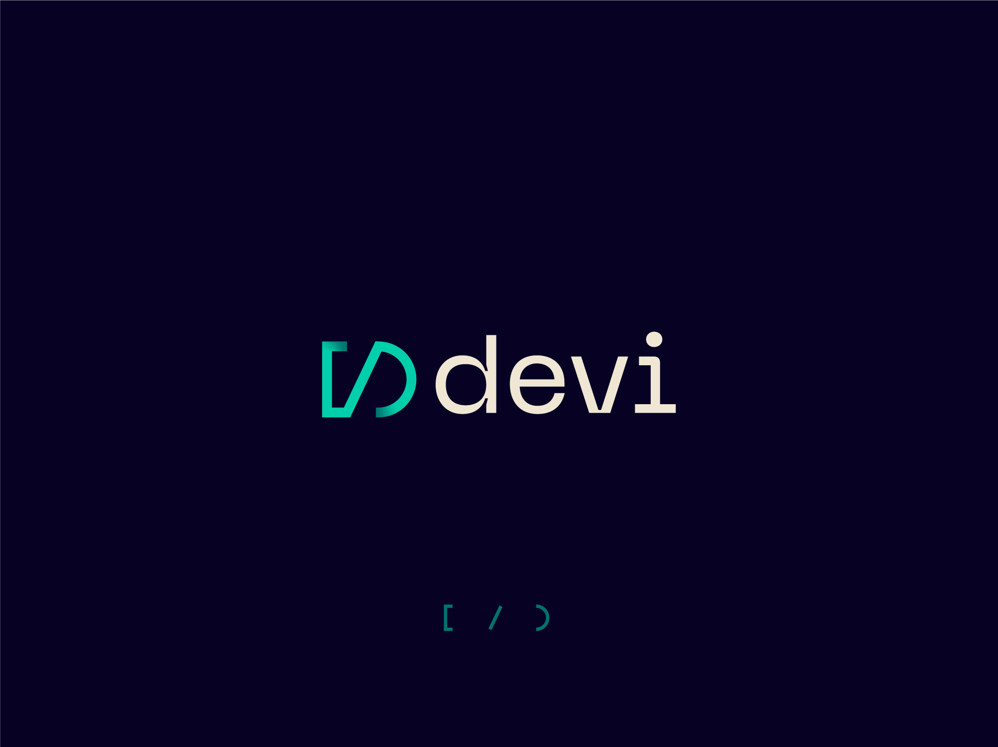 Devi ai brand coding concept d d letter developer double meaning engineer identity lettermark line logo logo logo design logo designer roxana niculescu simple software tech workflow