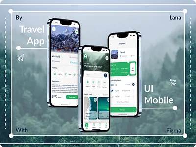 Travel UI Mobile App app travel trip ui mobile