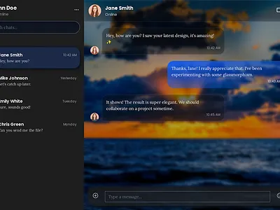 Conversation Page UI/UX 3d animation app branding design graphic design illustration logo motion graphics typography ui ux vector