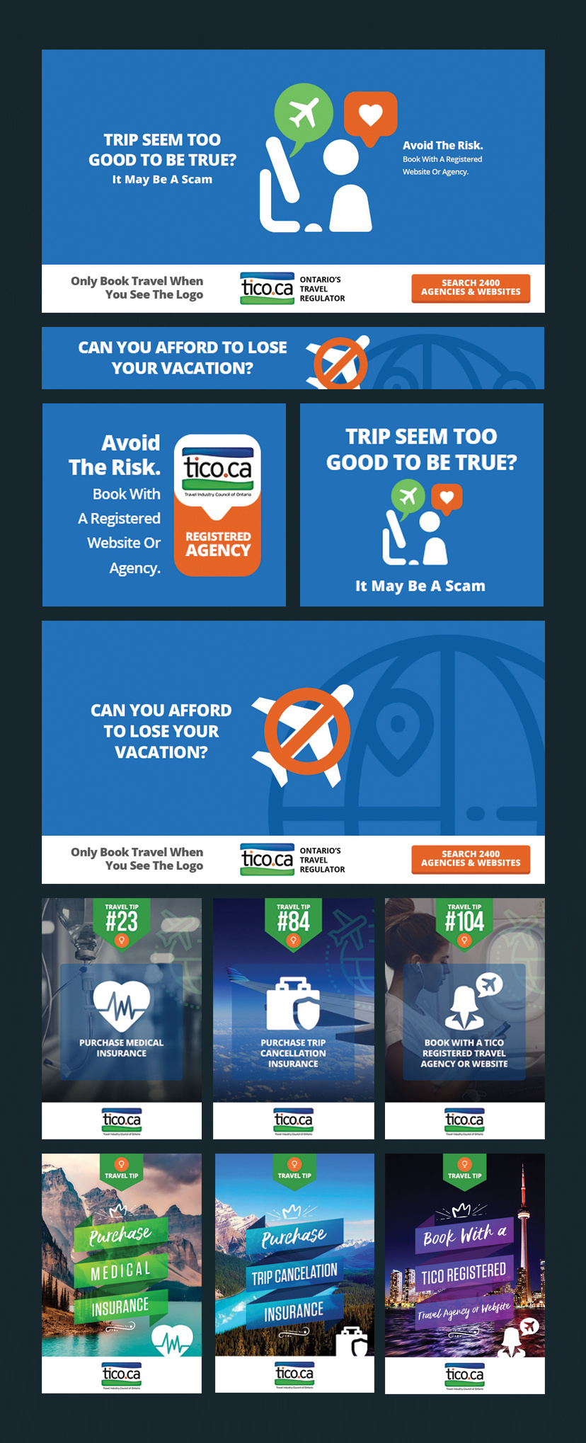 TICO Ads display ads graphic design