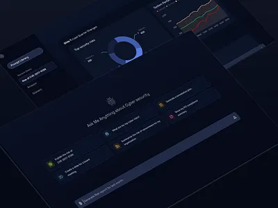 Exploring AI cyber security agent animation ui