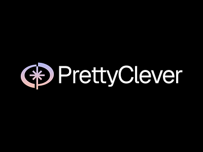 PrettyClever Logo Design branding clever galaxy logo p letter pretty space star sun