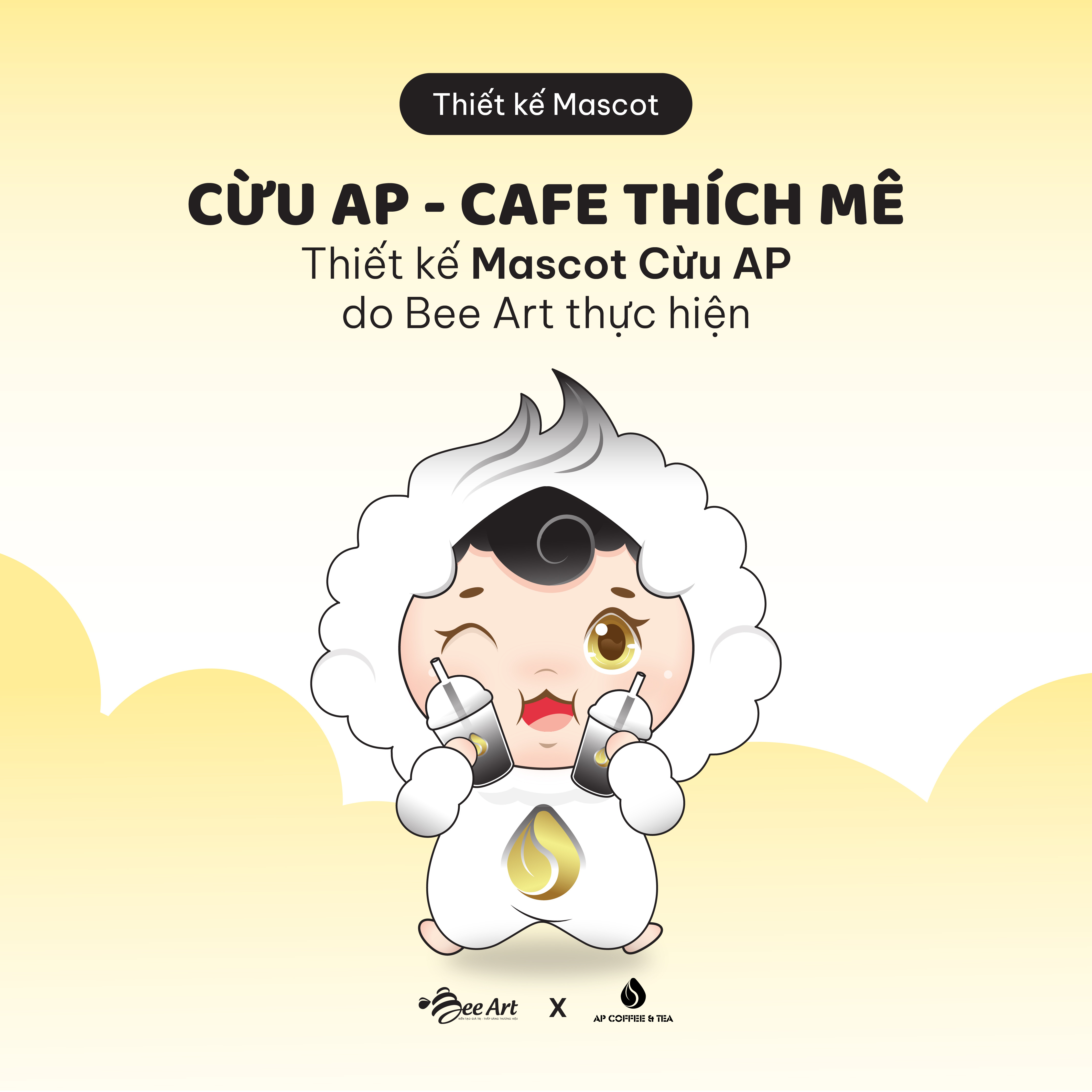 MASCOT CỪU AP | LOGO DESIGN & BRAND IDENTITY