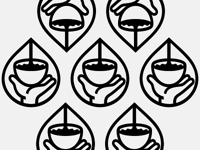 LOGO - HAND - COFFEE branding coffee design graphic design hand icon identity illustration logo marks symbol ui