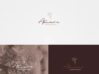 Logo for Ceremonial Speaker flower gentle hand illustration logo