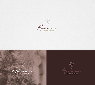 Logo for Ceremonial Speaker flower gentle hand illustration logo