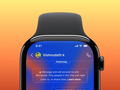 Watch Chat chat glass ui watch ui