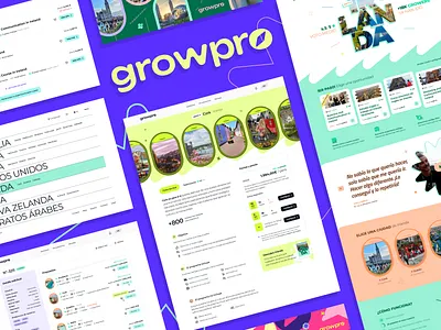 Growpro – Right Way! australia canada color dashboard dubai experience grow growpro irland malta platform product right way saas travel ux