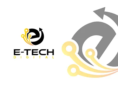 E-Tech Digital -- Tech and Digital Marketing Agency adobe adobe illustrator brand identify design branding design digital digital marketing agency graphic design logo logo design logodesign logotype marketing modern tech tech design typography